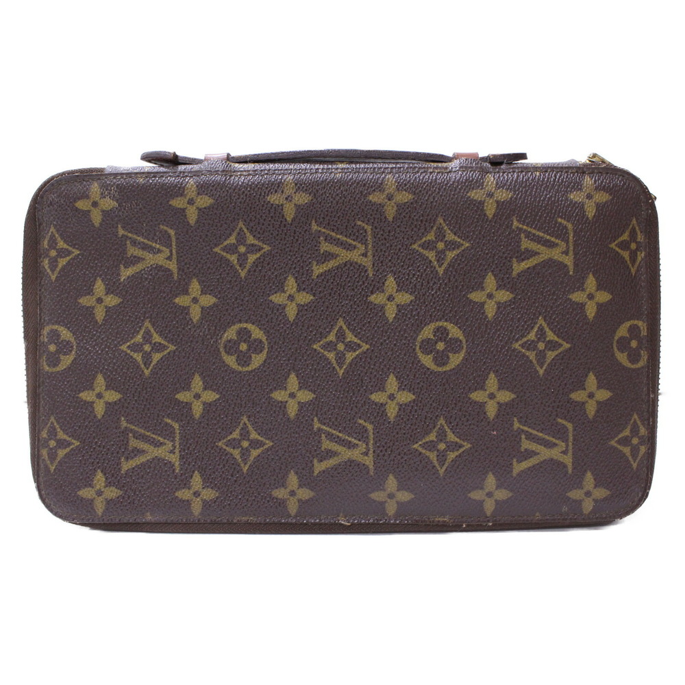 LOUIS VUITTON Poche Escapade Monogram Travel Case Clutch Shoulder Bag